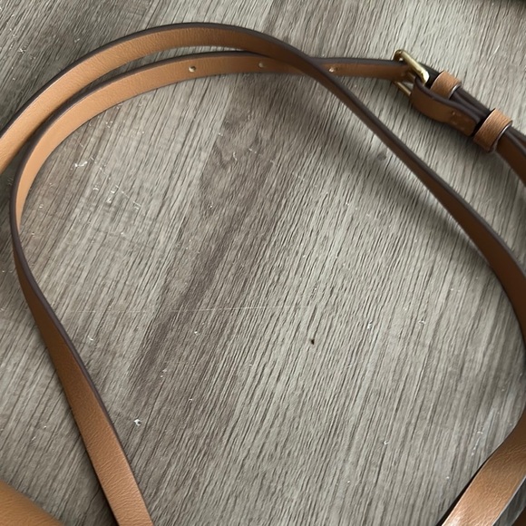 Rattan and faux leather purse - Picture 2 of 4